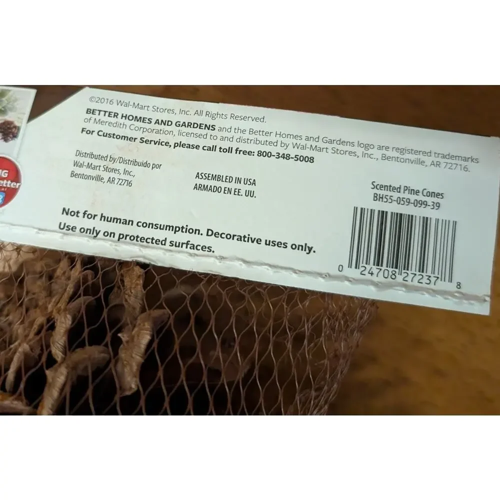 Two Pack of Pinecones Christmas/Other